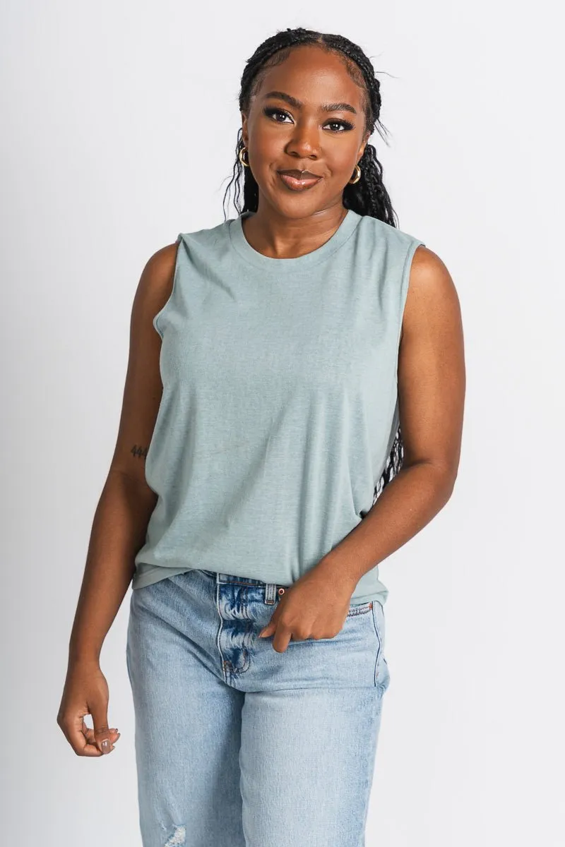 Aerie knit tank top ocean