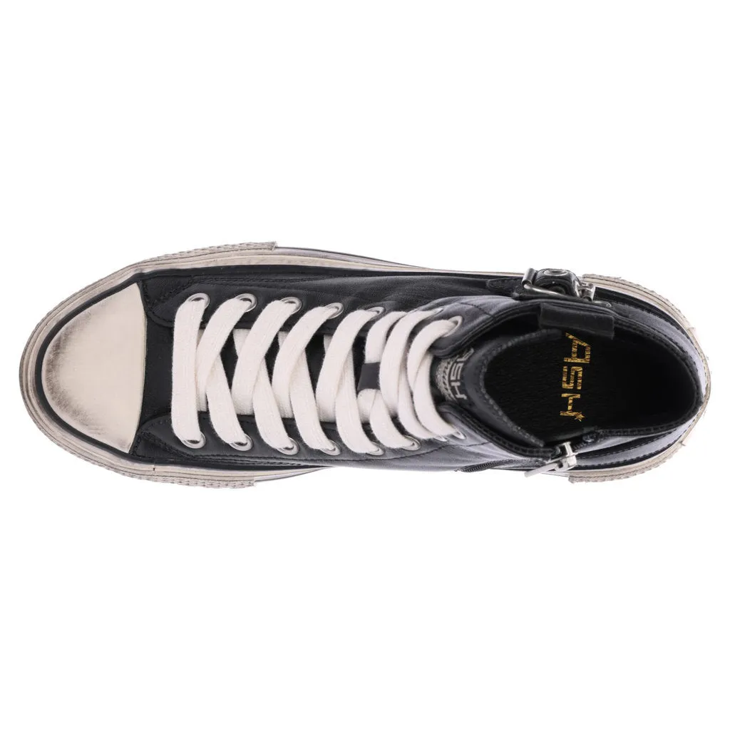 Ash Rage Nappa Leather Women's High Top Trainers