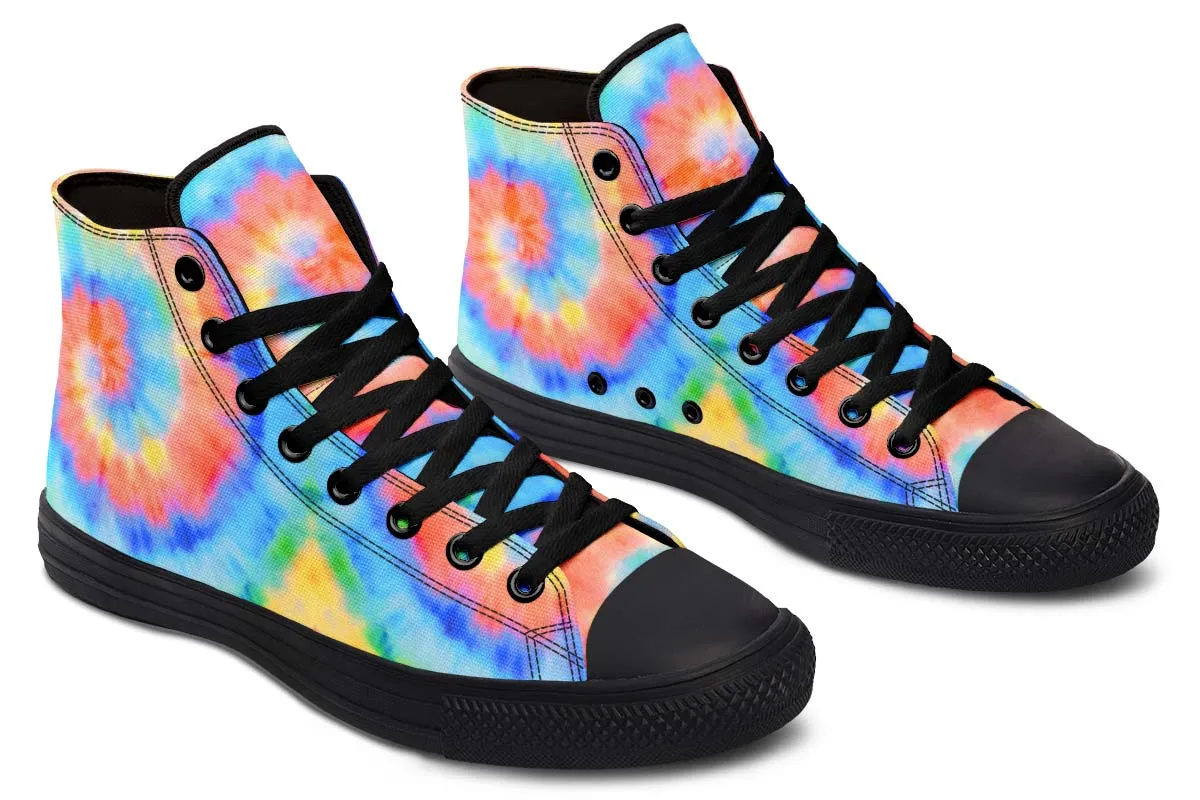 Blue And Orange Tie Dye