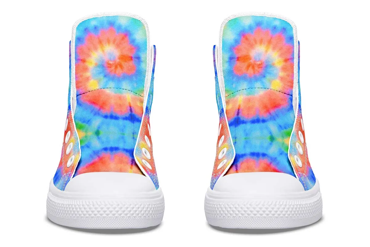 Blue And Orange Tie Dye