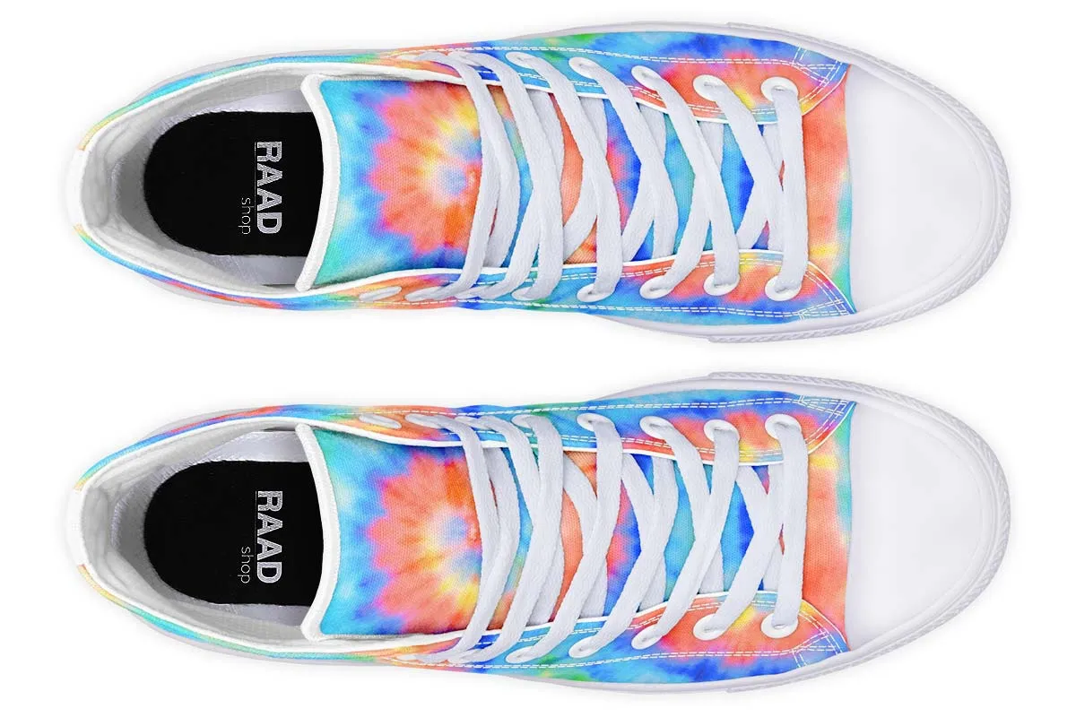Blue And Orange Tie Dye