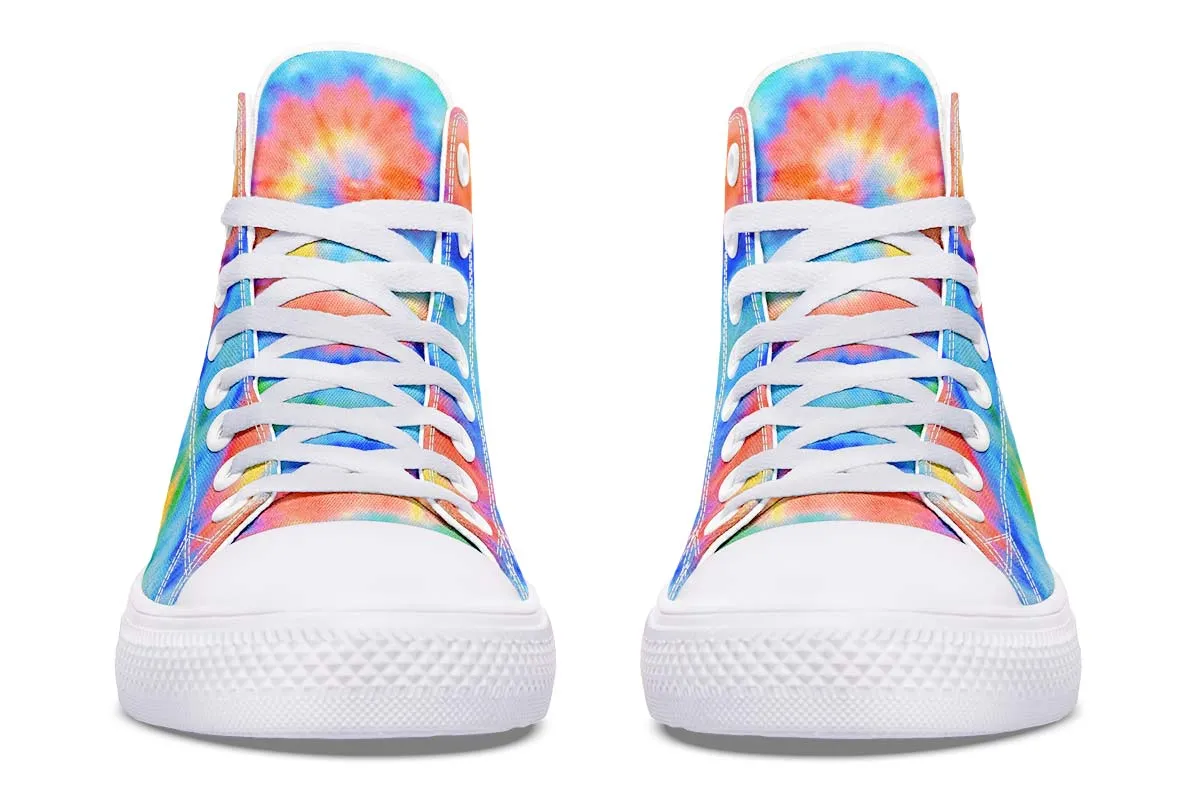 Blue And Orange Tie Dye