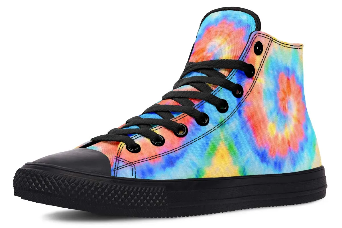 Blue And Orange Tie Dye