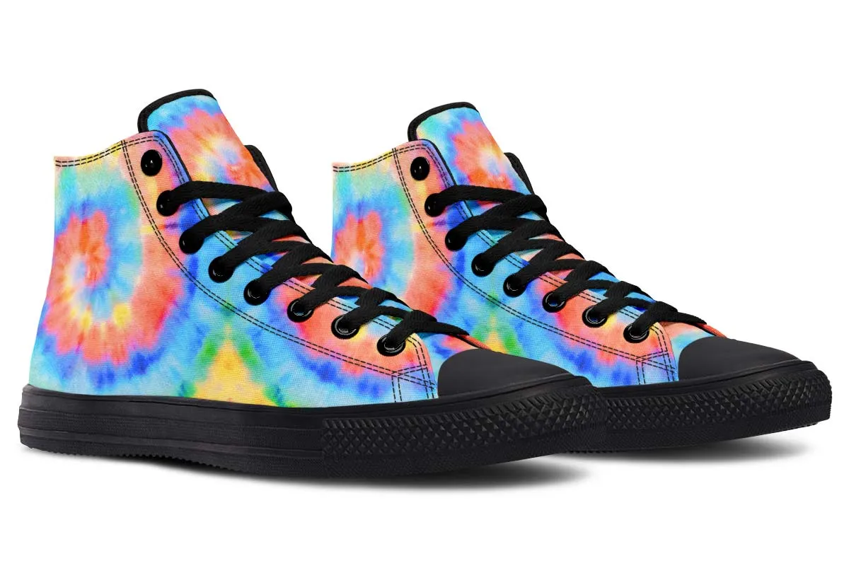 Blue And Orange Tie Dye