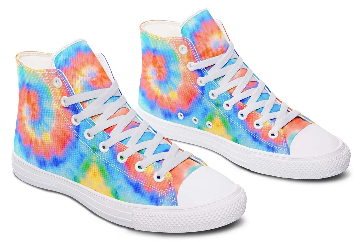 Blue And Orange Tie Dye