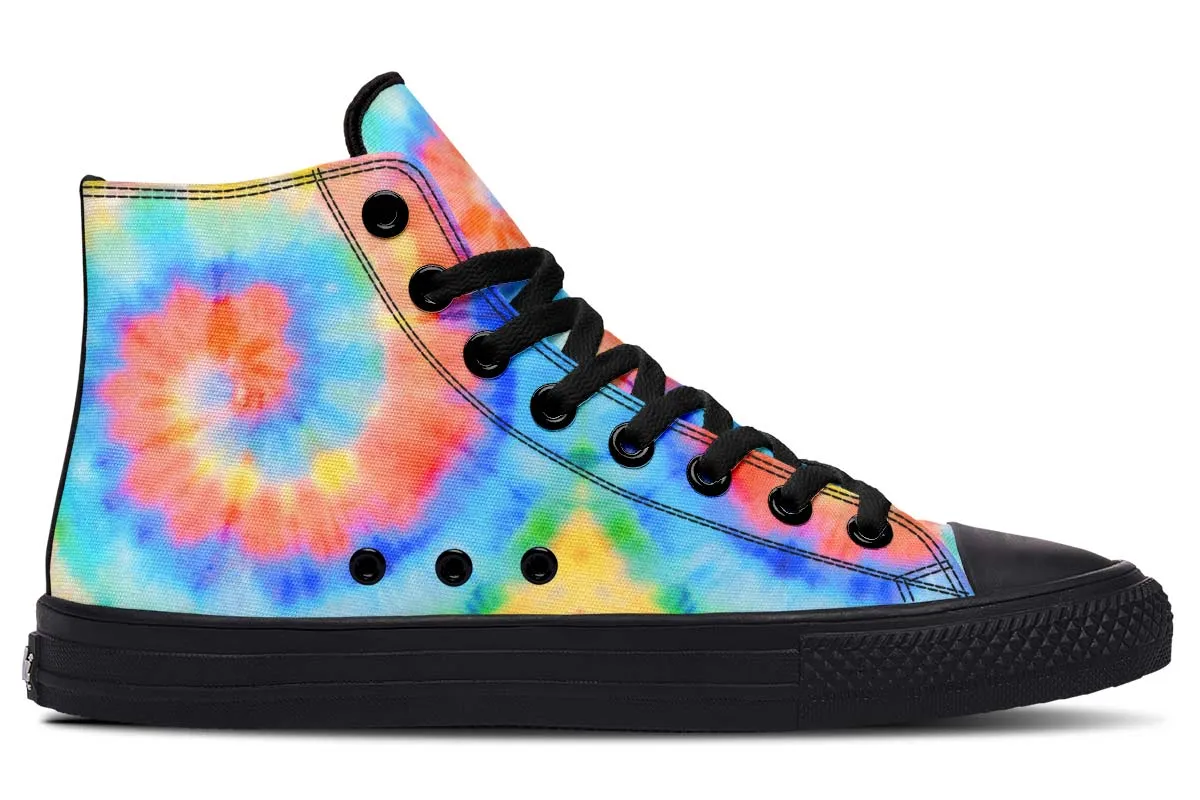Blue And Orange Tie Dye