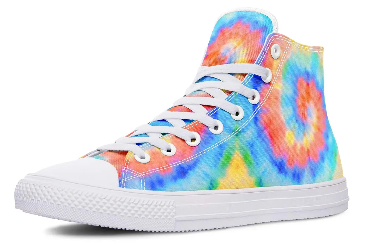 Blue And Orange Tie Dye