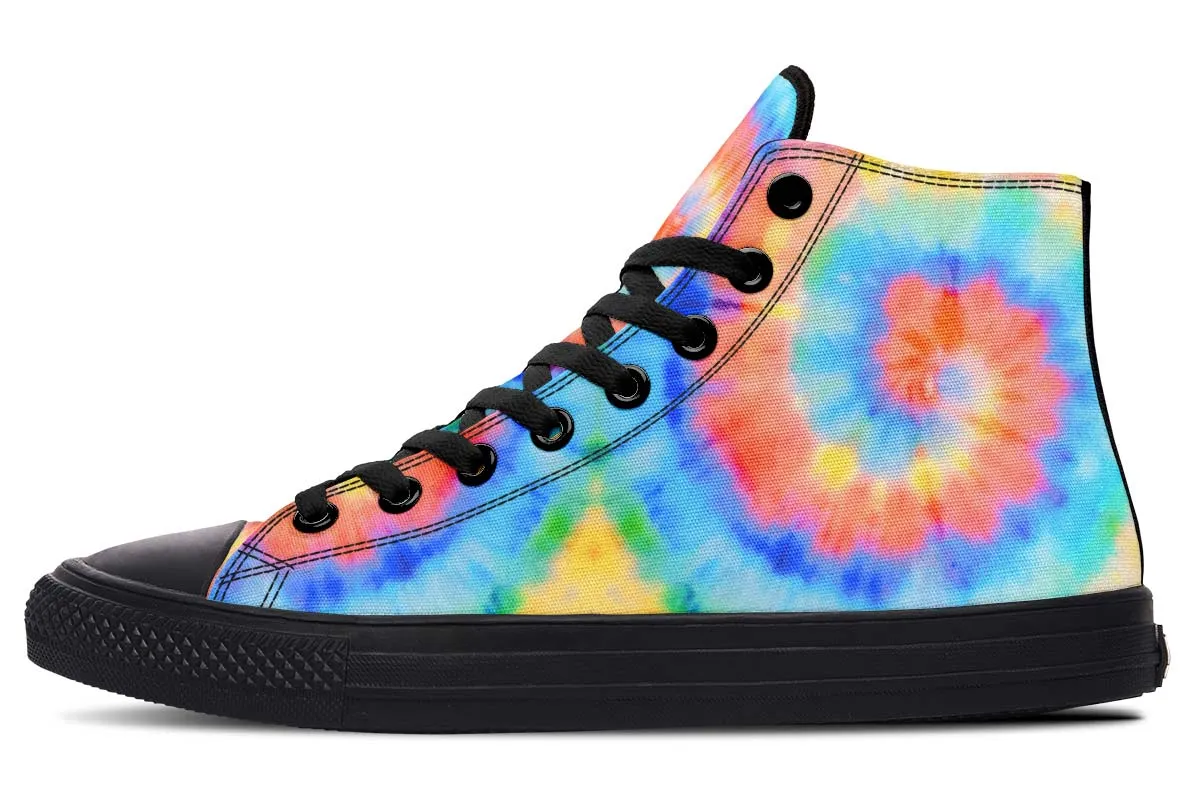Blue And Orange Tie Dye
