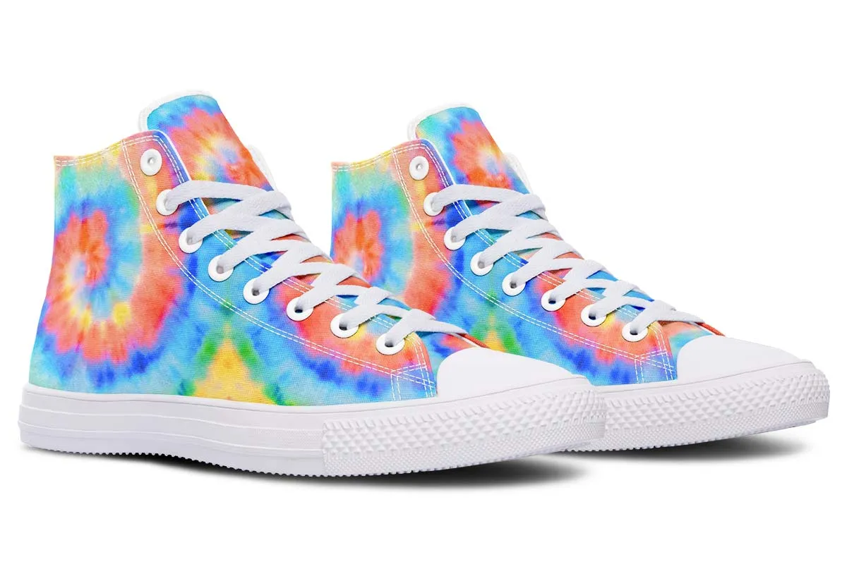 Blue And Orange Tie Dye