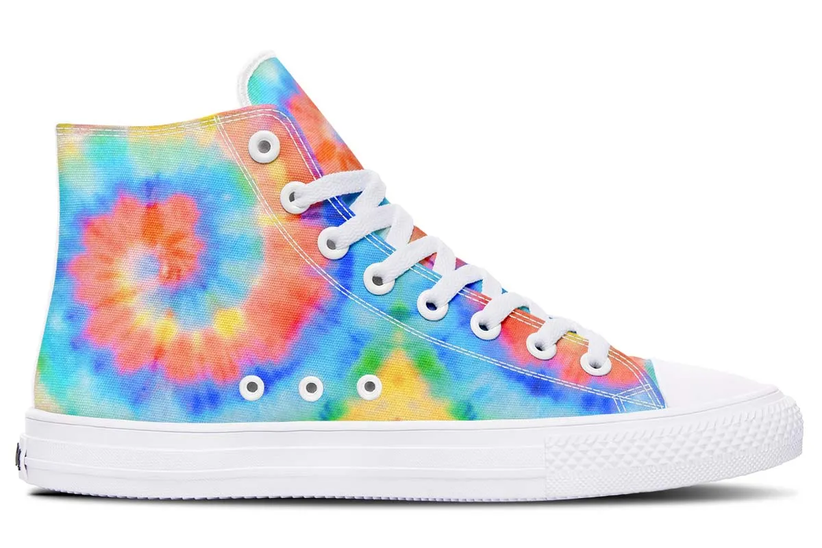 Blue And Orange Tie Dye