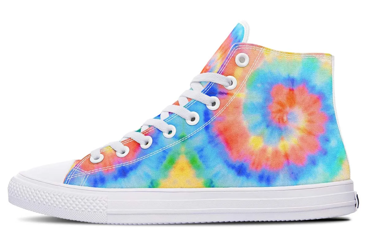 Blue And Orange Tie Dye