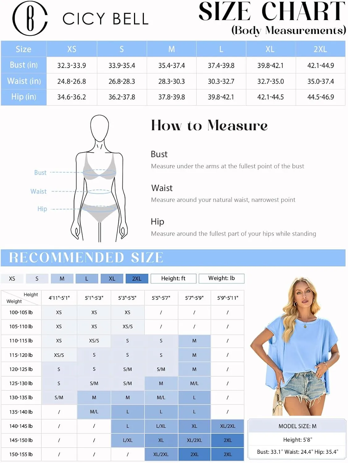 Cicy Bell Women Oversized Batwing Short Sleeve Tops Summer Irregular Hem Casual T Shirts Loose Fit Tees