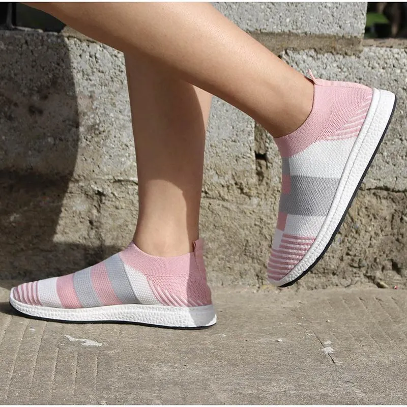 Cilool - Women Breathable Platform Flats Bunion Corrector Slip On Shoes