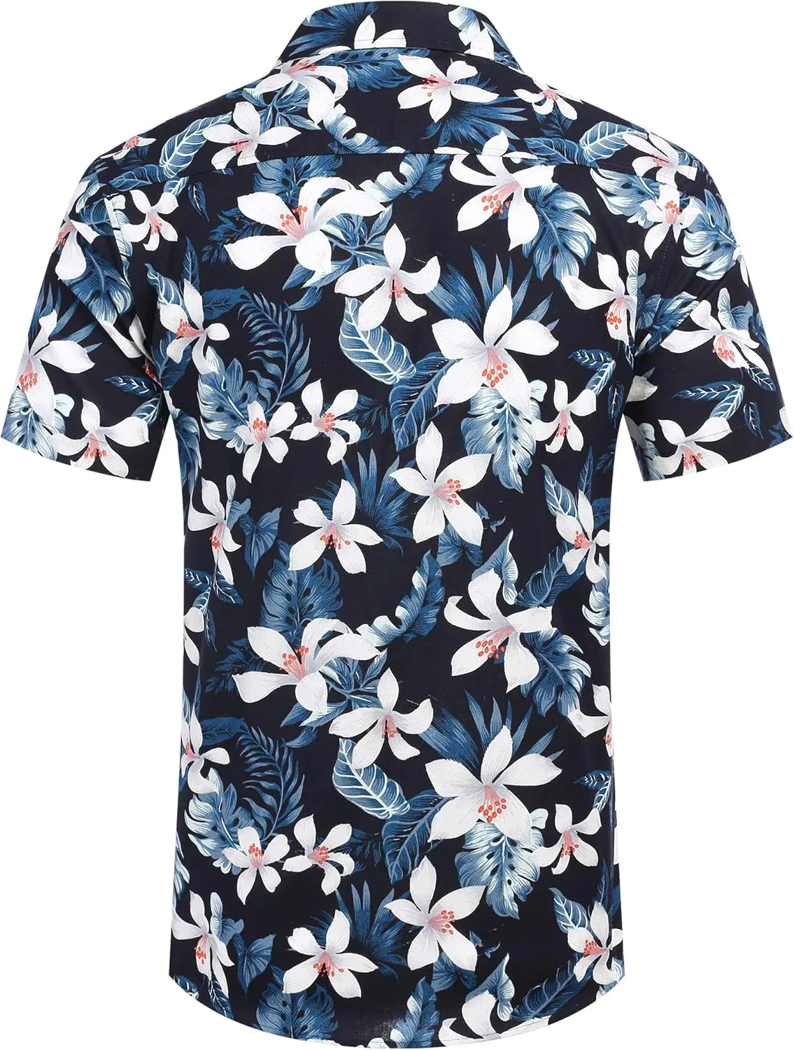 COOFANDY Mens Hawaiian Shirts Short Sleeve Casual Button Down Tropical Beach Shirt