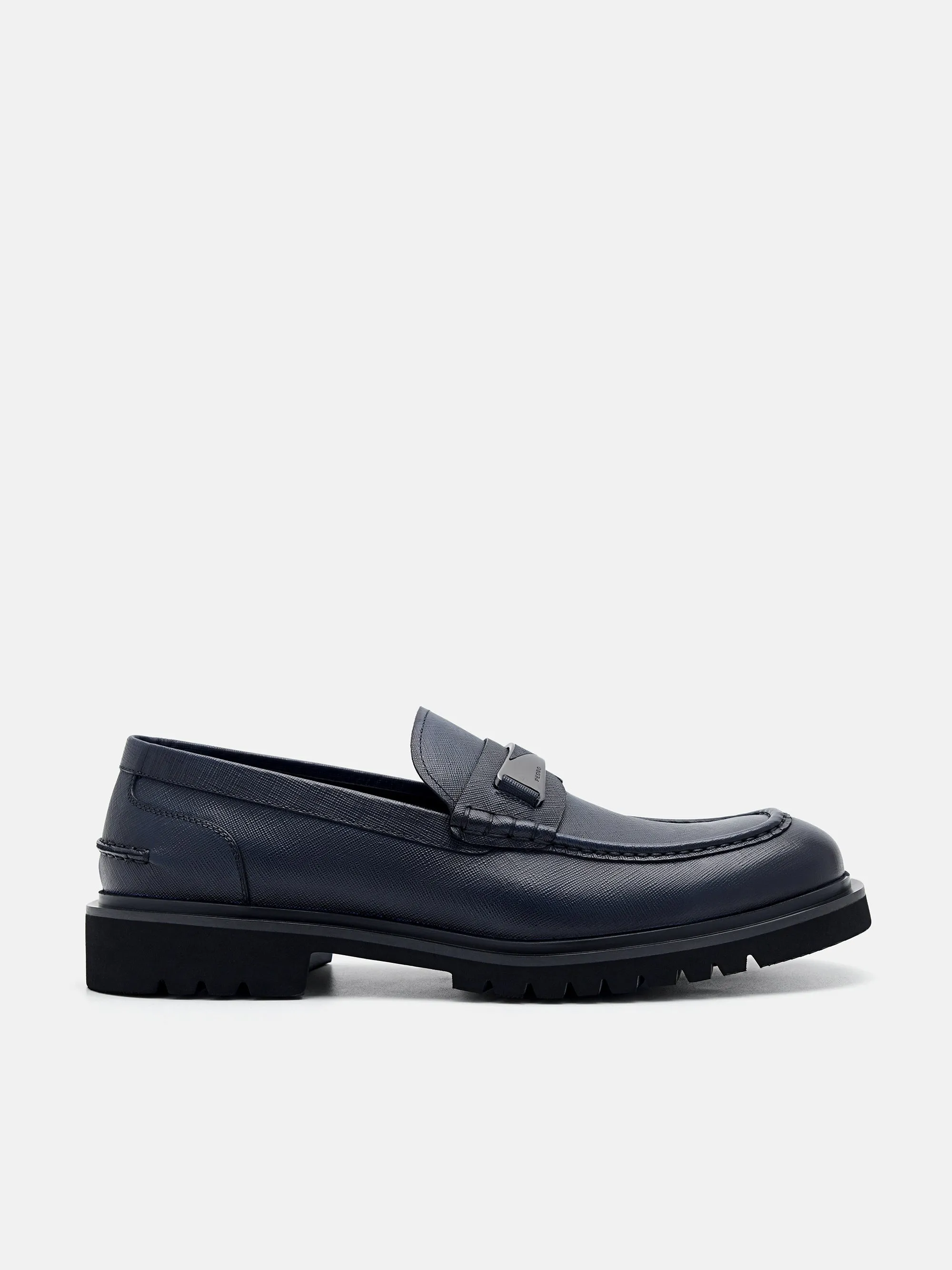 Edge Leather Loafers