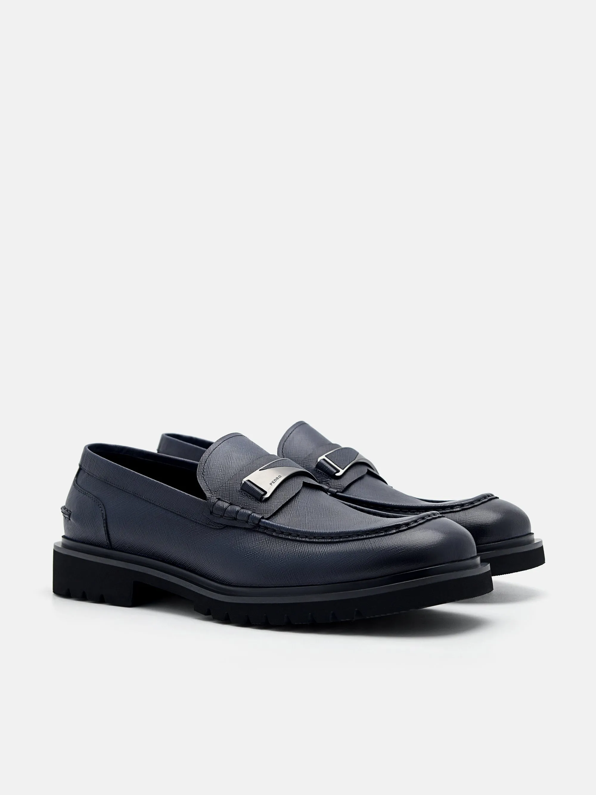 Edge Leather Loafers