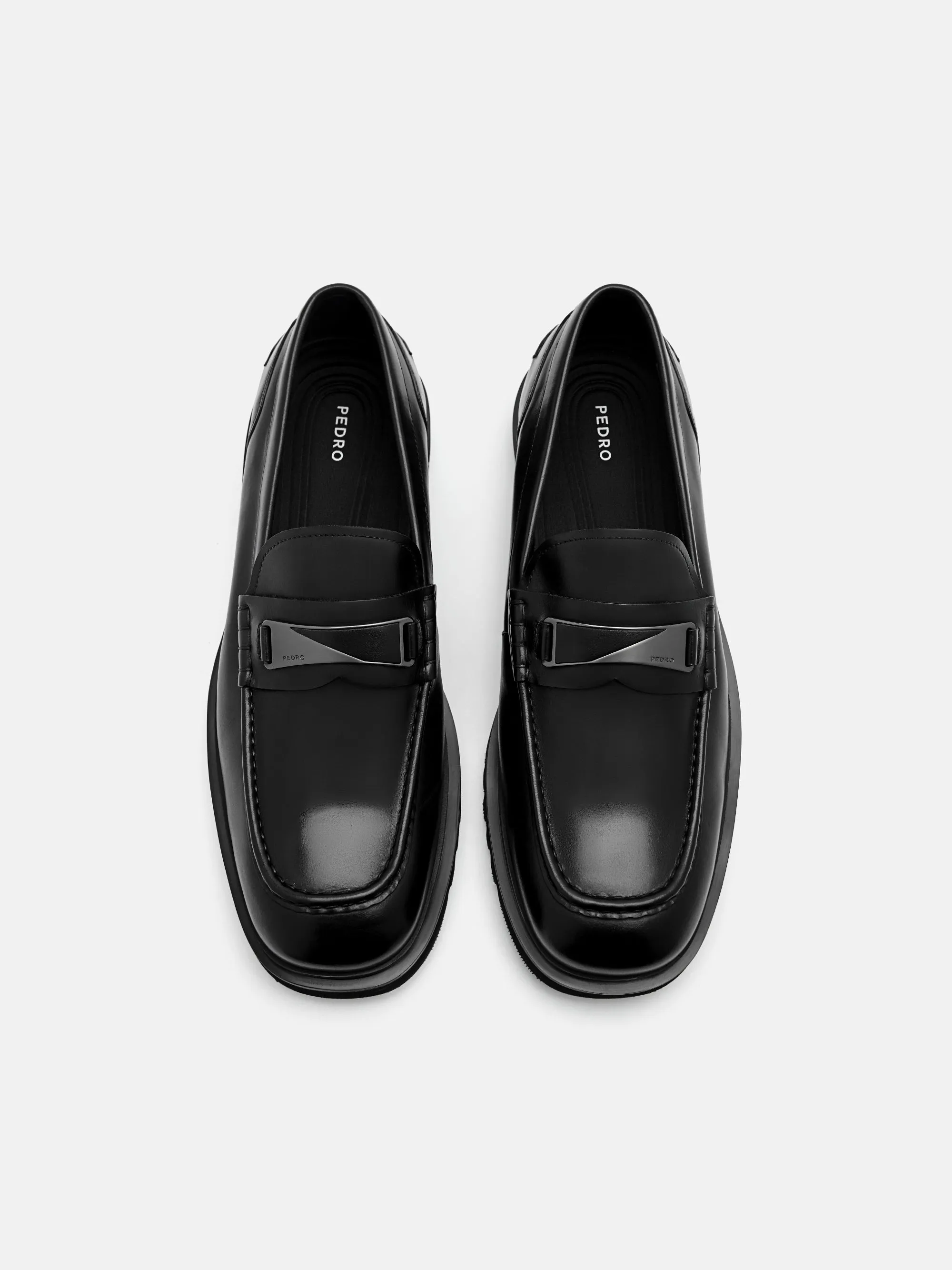 Edge Leather Loafers