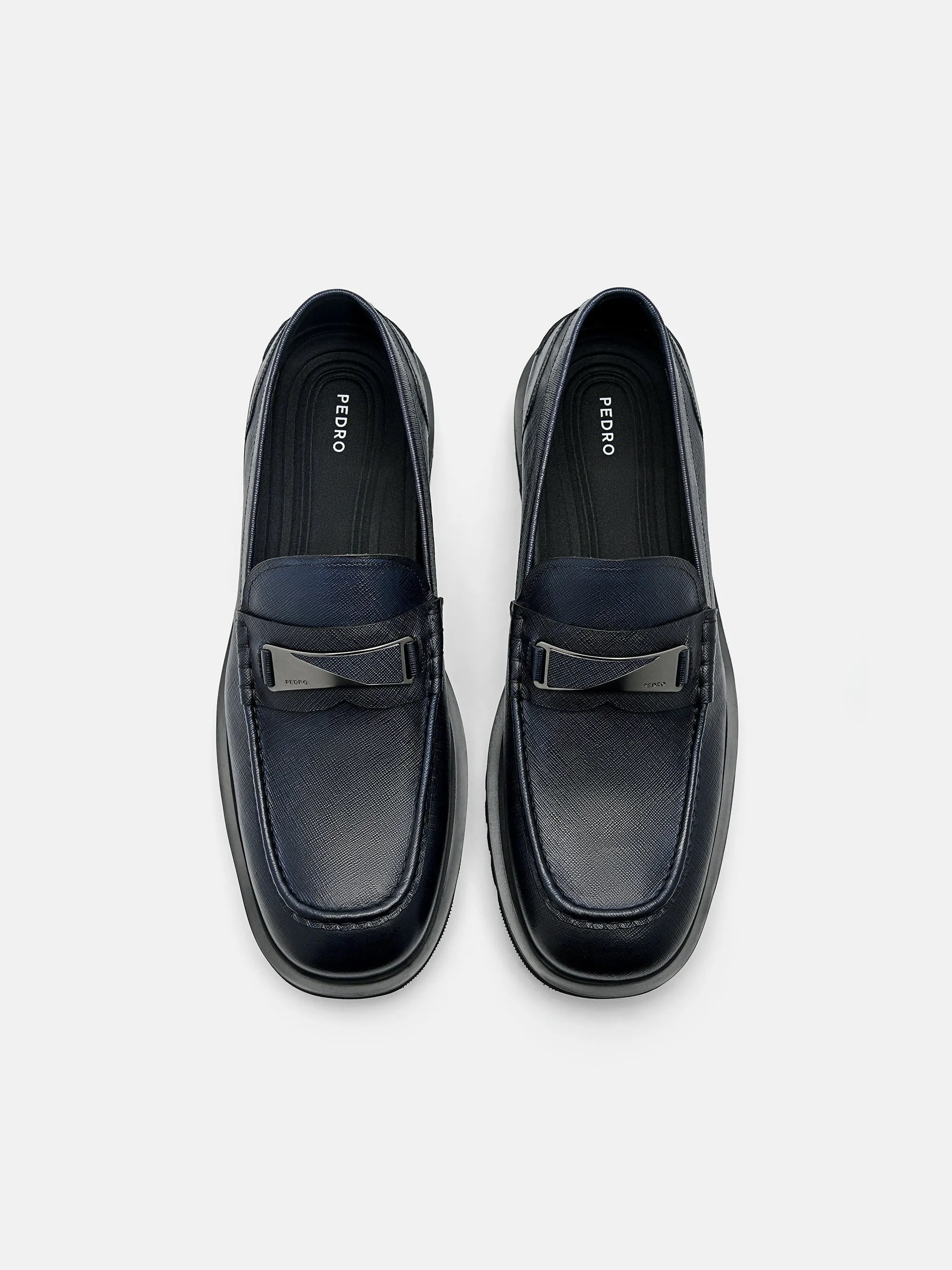 Edge Leather Loafers