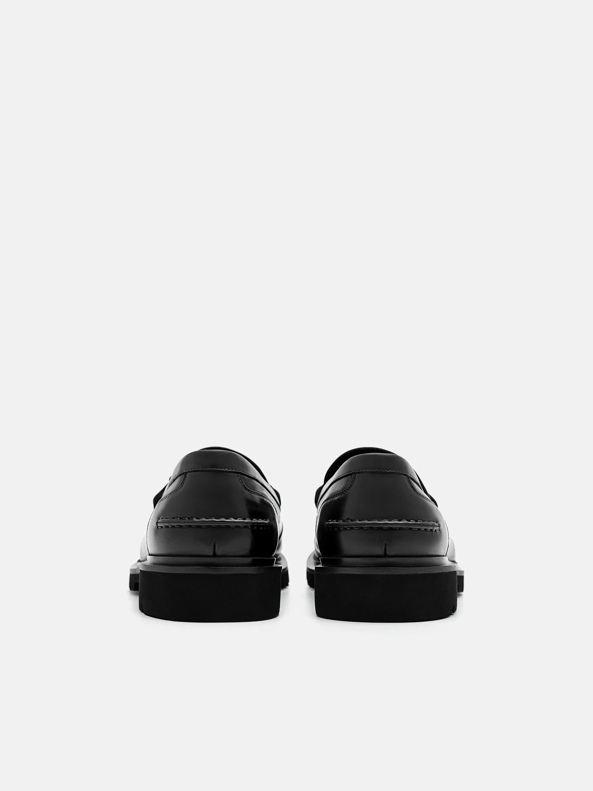 Edge Leather Loafers