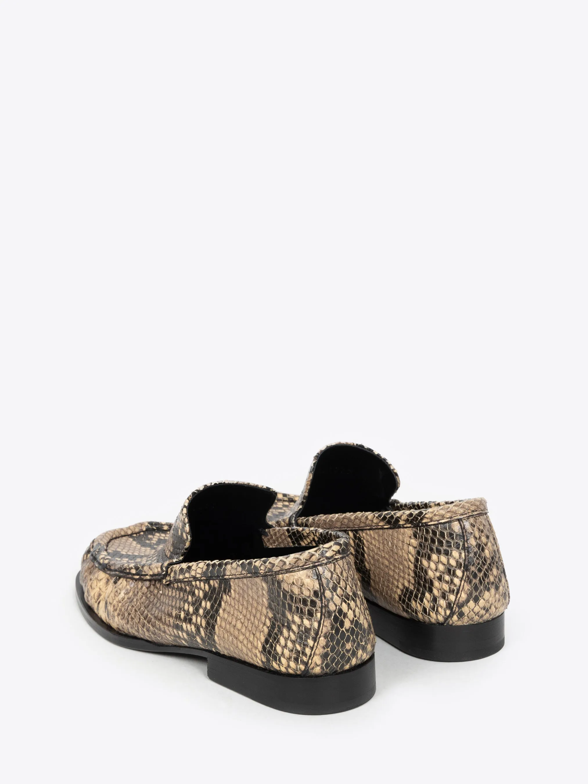 Leather loafers
