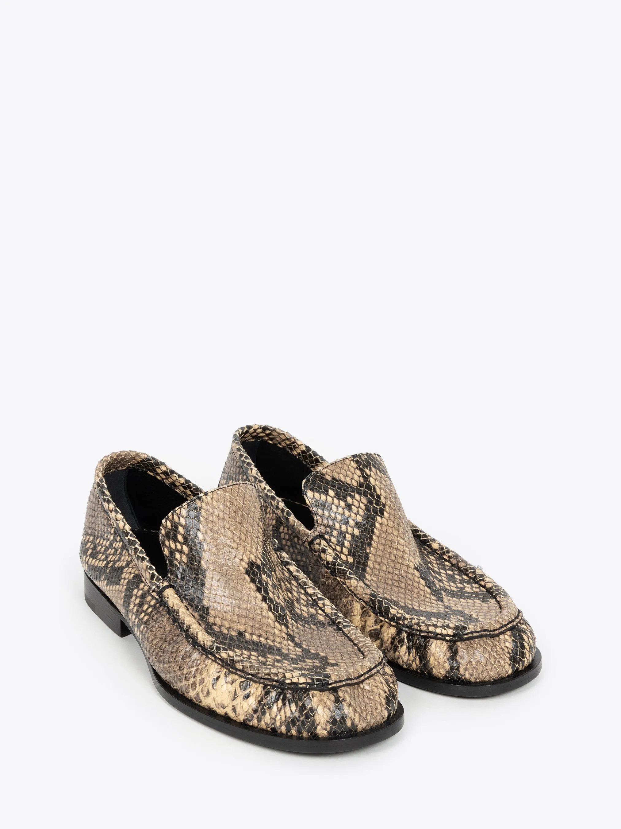 Leather loafers