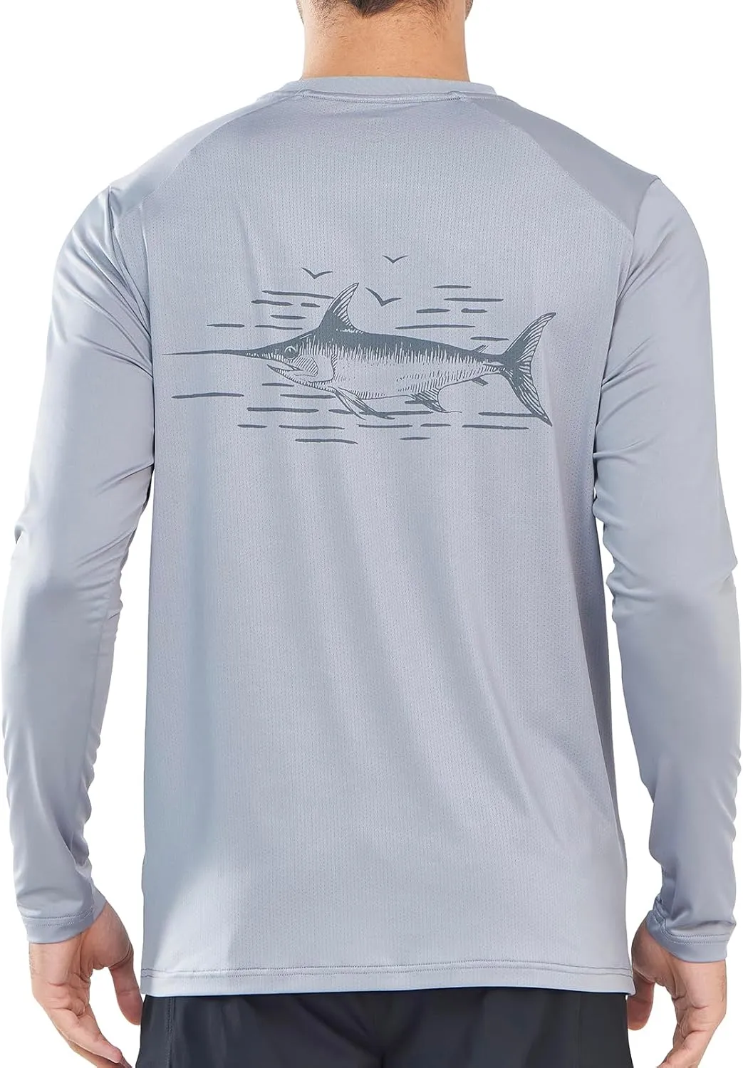 NORTHYARD Men's UPF 50  Sun Protection Shirts Long Sleeve Swim Beach Rash Guard SPF Quick Dry Lightweight UV Fishing T-Shirt
