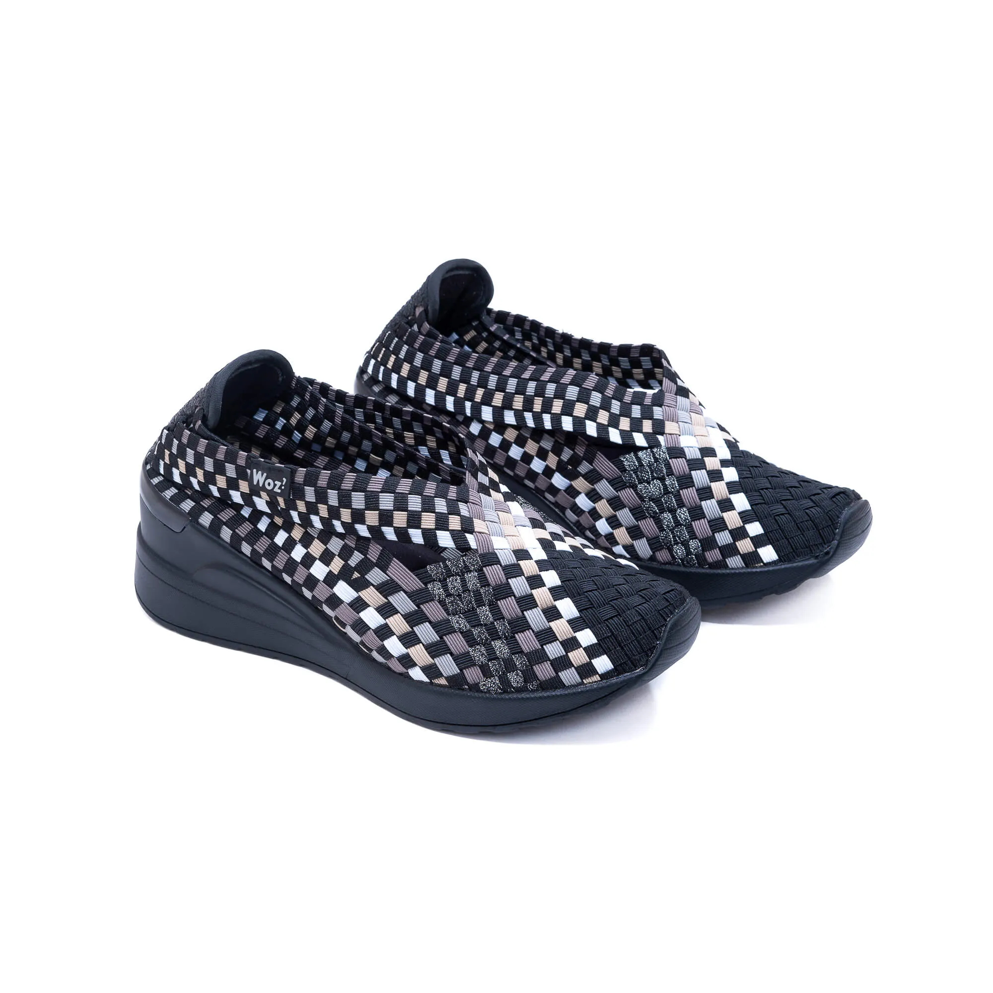 Tolone Black & Beige Slip on