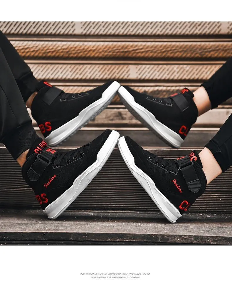 YOURSE Unisex High Top Vulcanized Sneakers